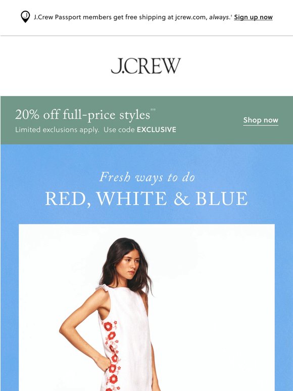 Fresh ways to do red, white & blue