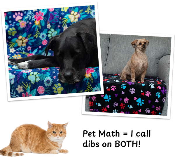 Pet Math=I call dibs on BOTH!