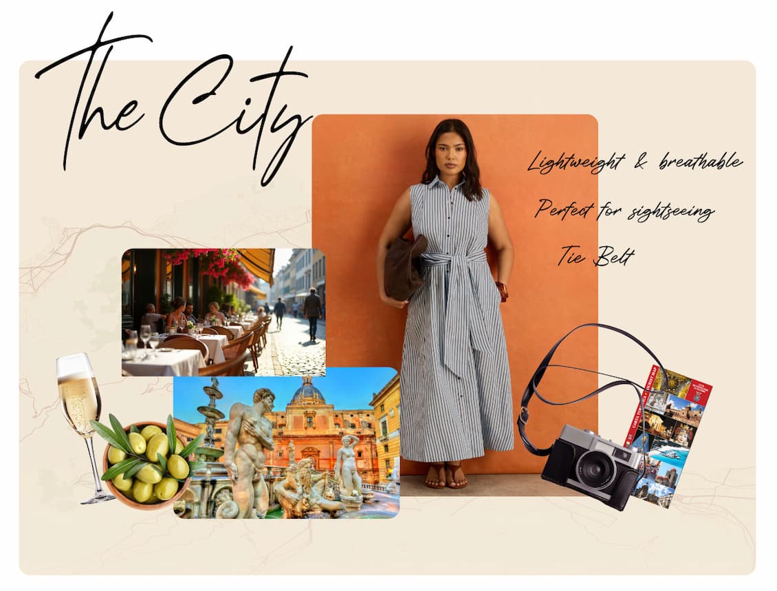 Blue And Chocolate Stripe Maxi Shirt Dress