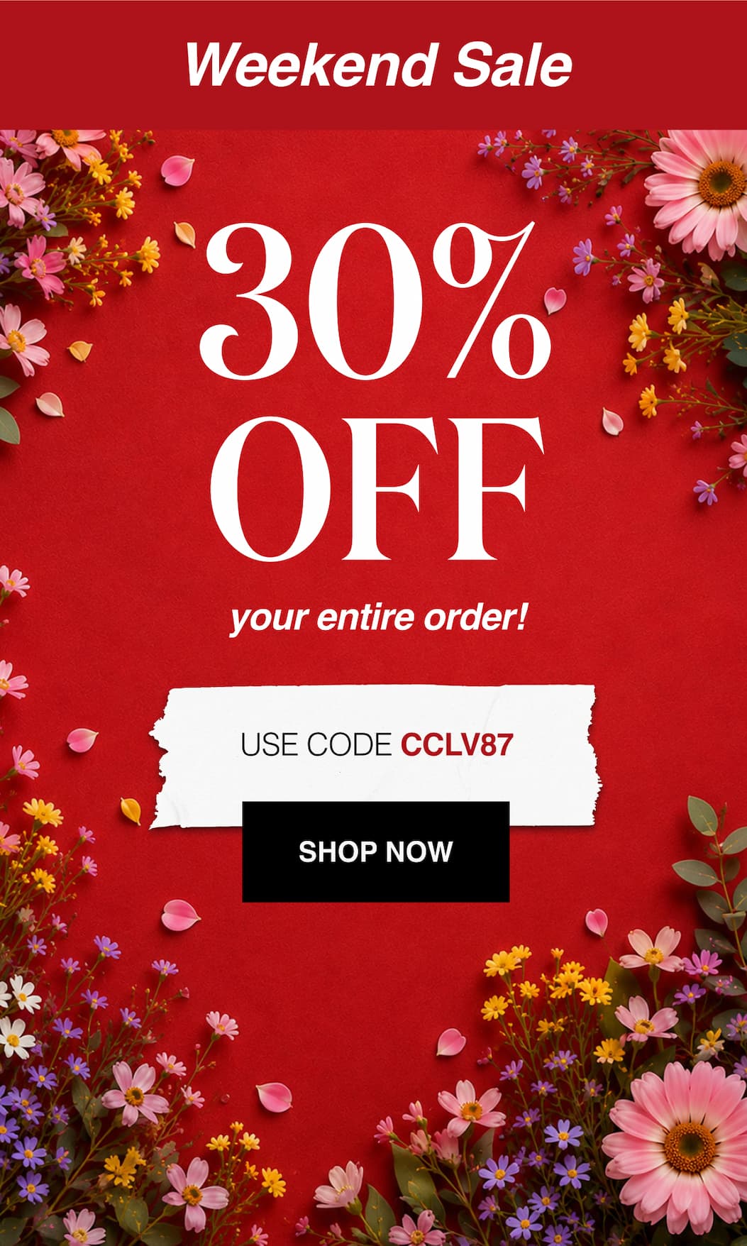 Welcome Summer 99¢ Shipping on your entire order!
