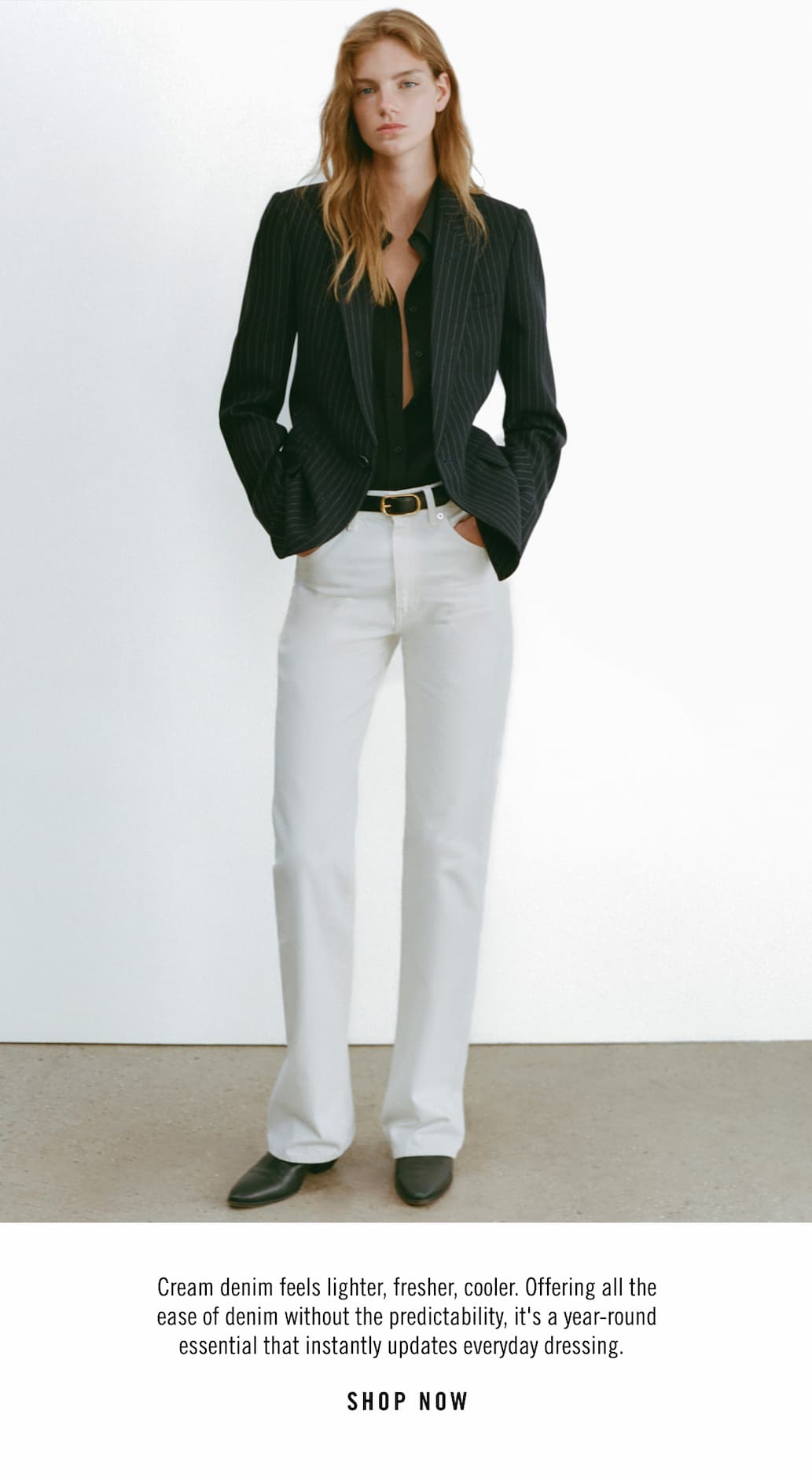 CREAM DENIM
