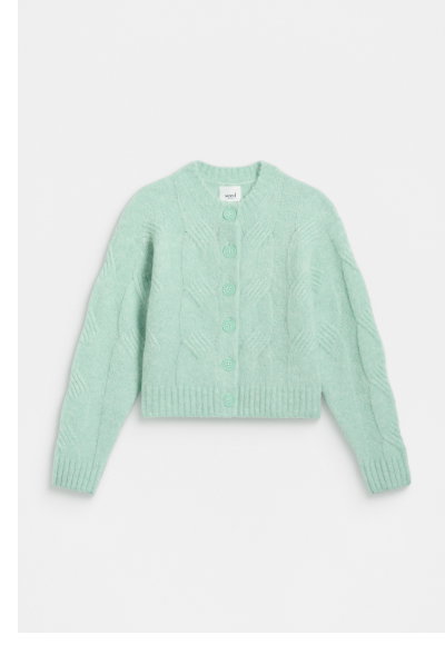 Lofty Oversized Cable Knit Cardigan