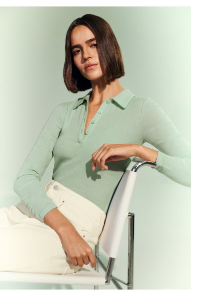 Australian Merino Henley Top