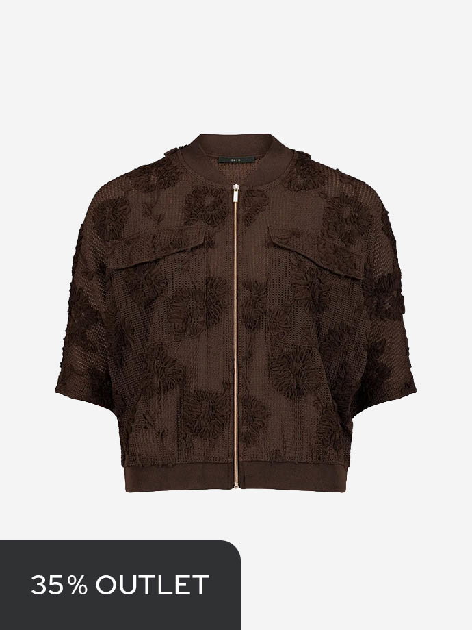 Blouson mit Fledermausärmeln