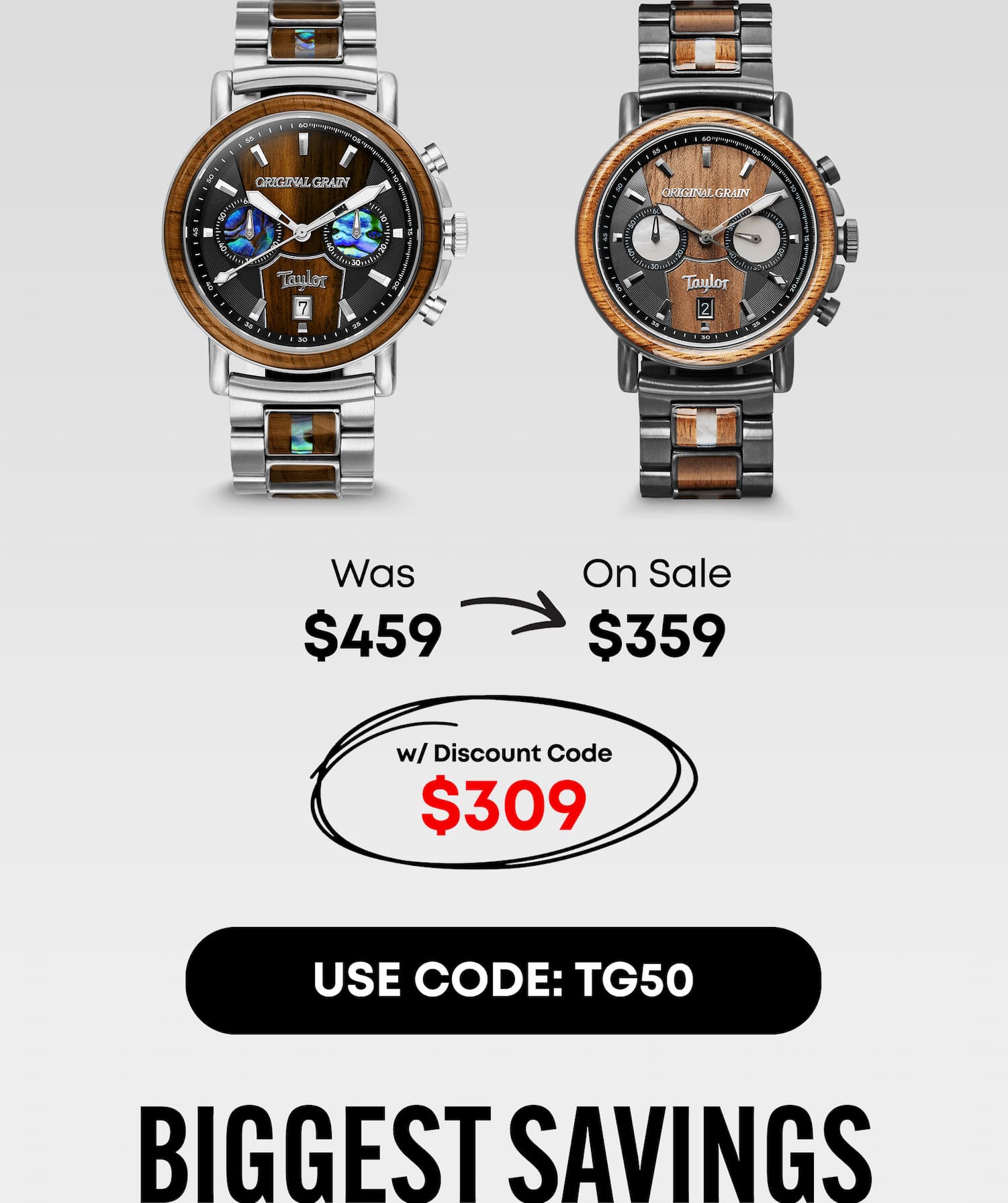 Get an extra $50 off Taylor Chronos