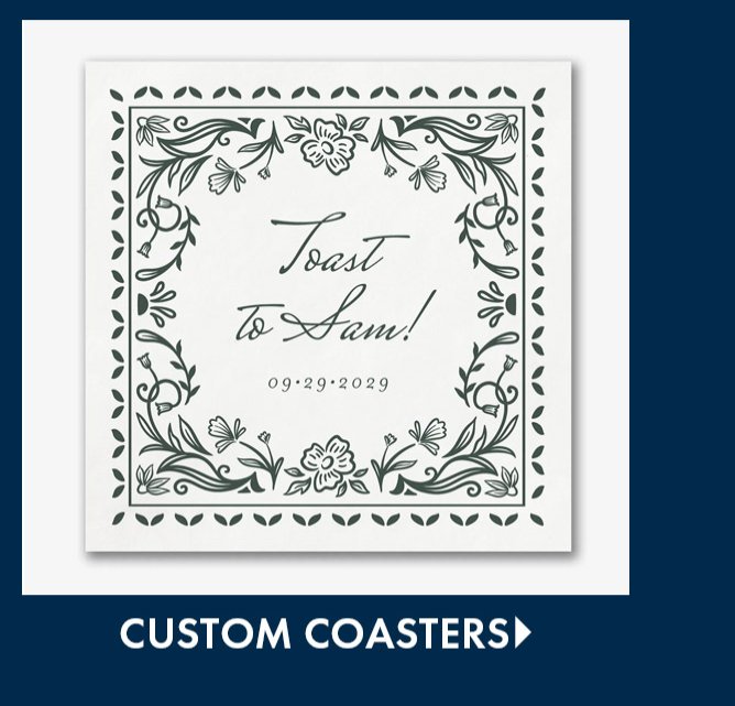 Custom Barware & Coasters