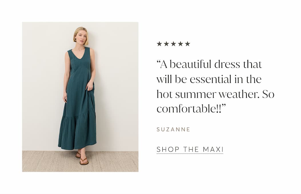 A beautiful dress that will be essential in the hot summer weather. So comfortable!! | Shop The Maxi