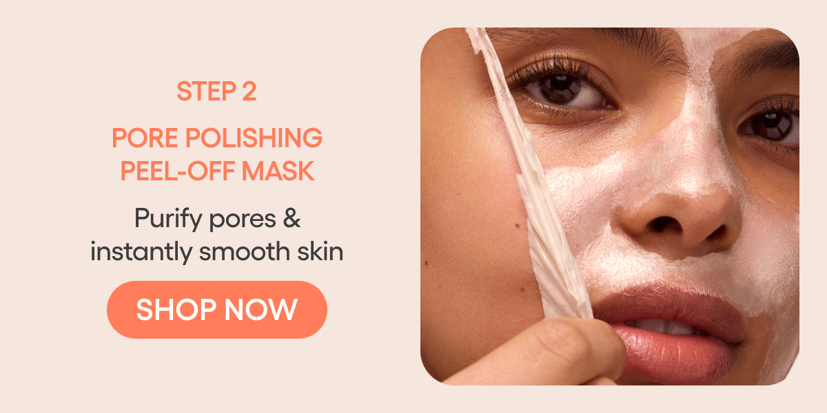 STEP 2: PORE POLISHING PEEL-OFF MASK