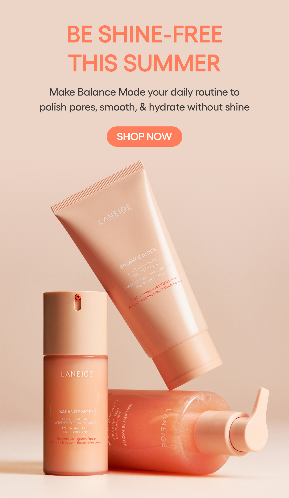BE SHINE-FREE THIS SUMMER