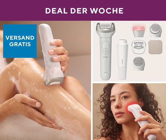 Deal der Woche: 289466 PHILIPS Beauty Set 9900 BRE738/00 für Gesicht & Körper