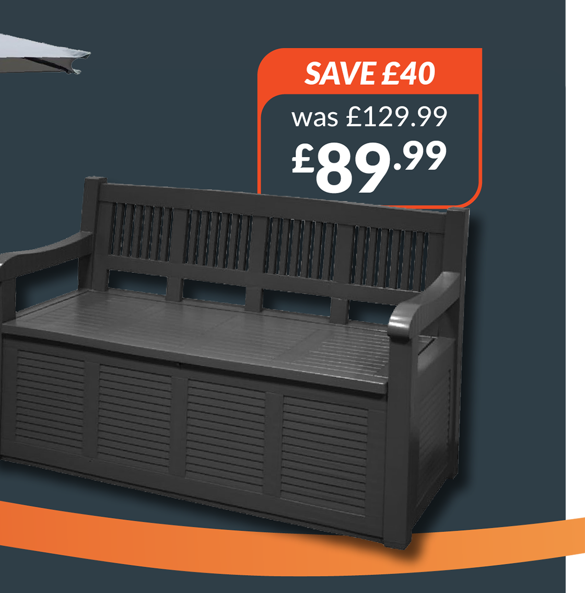 Salzburg storage bench. Save £40 - was £129.99 now £89.99