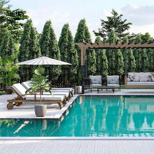 Bild Schattenspender im Vergleich - Sonnenschirm vs. Pergola
