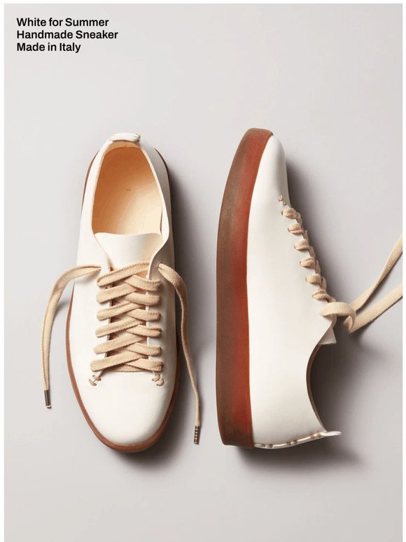White for Summer | Handmade Sneaker
