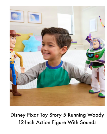 Disney Pixar Toy Story 5 Running Woody 12-Inch Action Figure With Sounds