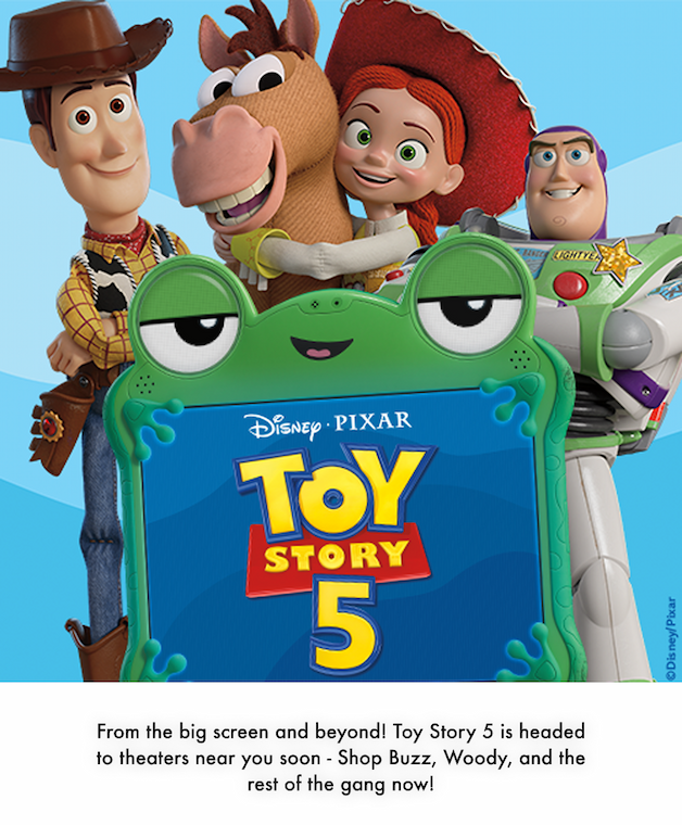 From the big screen and beyond! Toy Story 5 is headed to theaters near you soon - Shop Buzz, Woody, and the rest of the gang now!