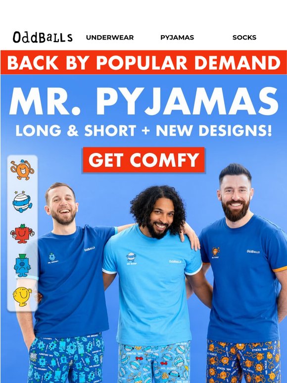 💙 THEY'RE BACK: Mr. Men Little Miss Pyjamas!