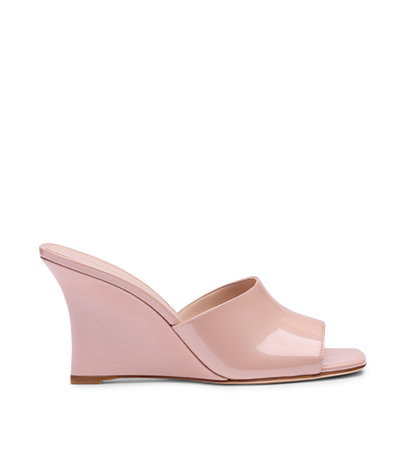 Vinnie Wedge Mule Slide 85 in Blushful