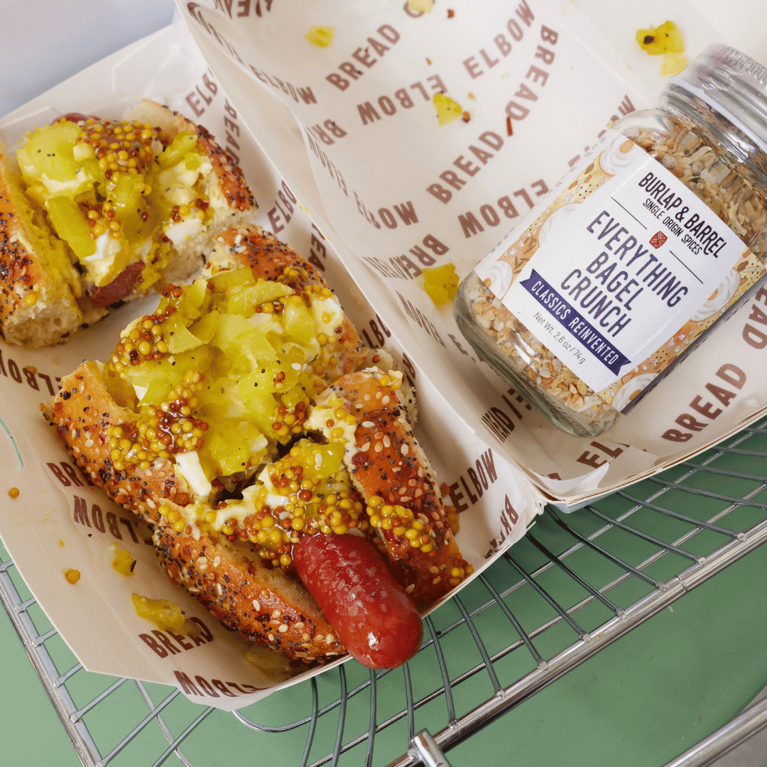 Everything Bagel Crunch from Burlap & Barrel x Elbow Bread Collaboration