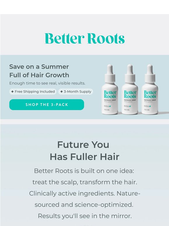 Future You Has Fuller Hair