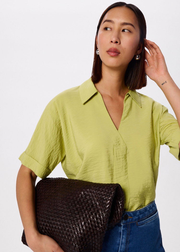 Pale Green Sasha Relaxed Shirt