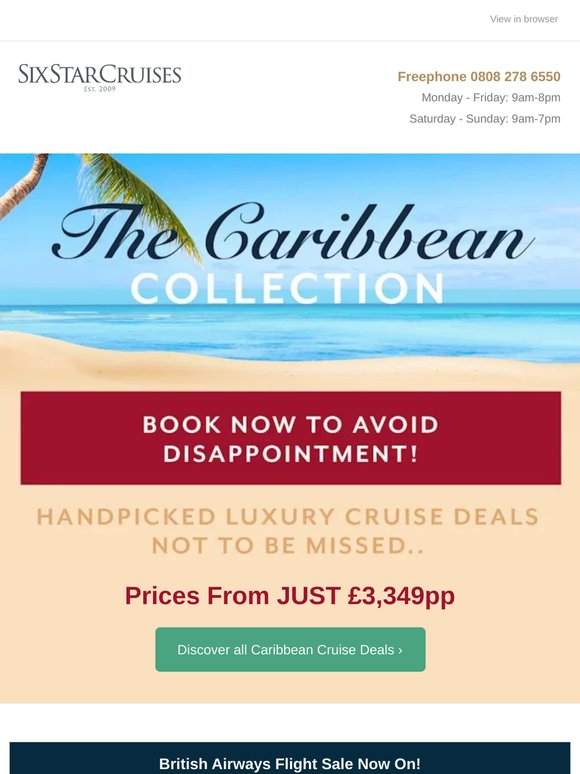 Your Caribbean Escape Awaits...