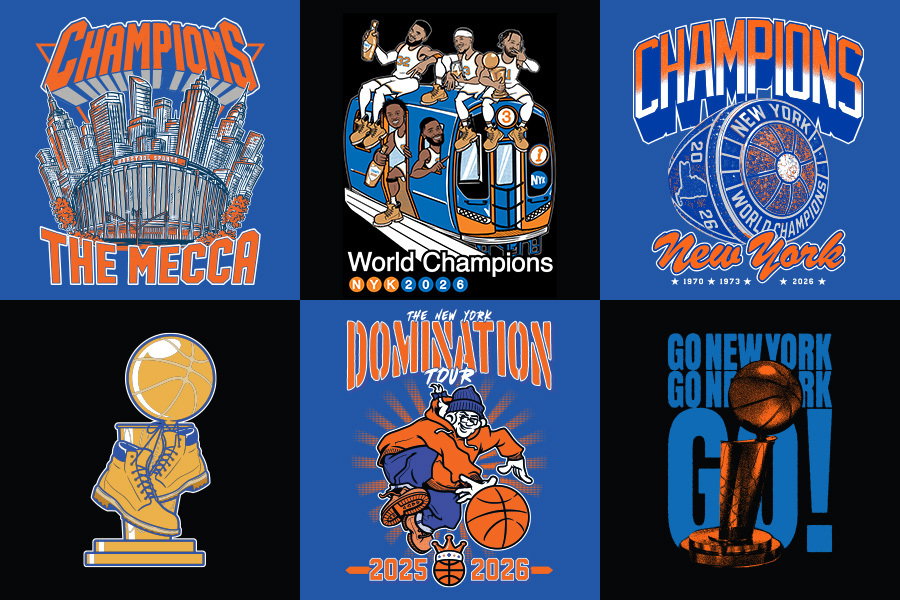 Knicks championship merch designs