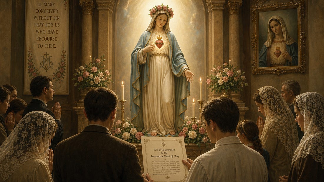 Consecration to the Immaculate Heart of Mary Consecration to the Immaculate Heart of Mary