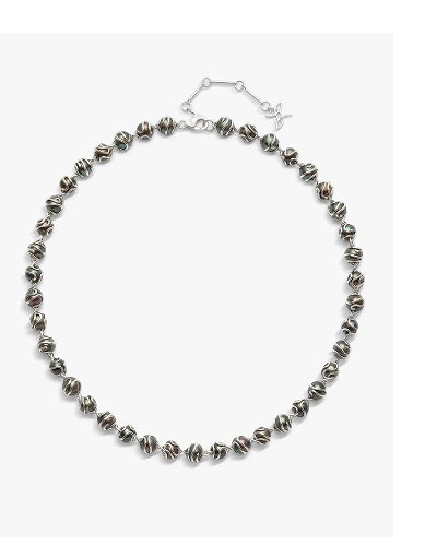 Damselfly Caged Pearl Necklace