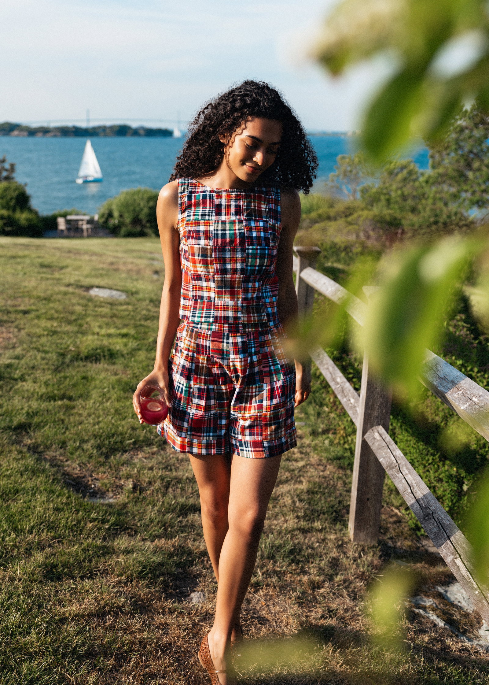 Bristol Madras Patchwork Shirt & Short Set  