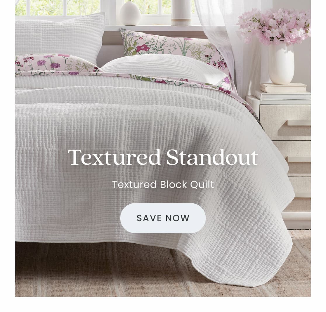 Textured Block Quilt