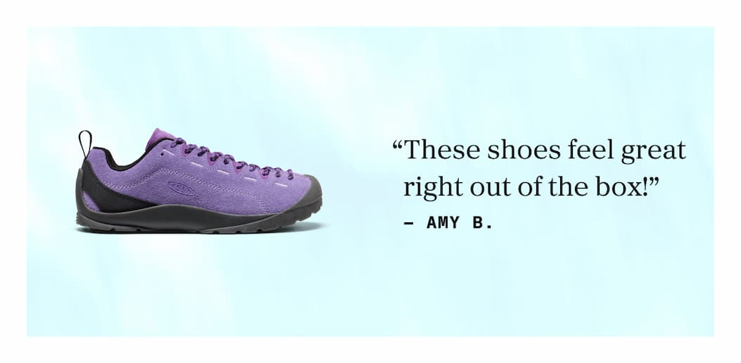 these shoes feel great right out of the box! - amy b