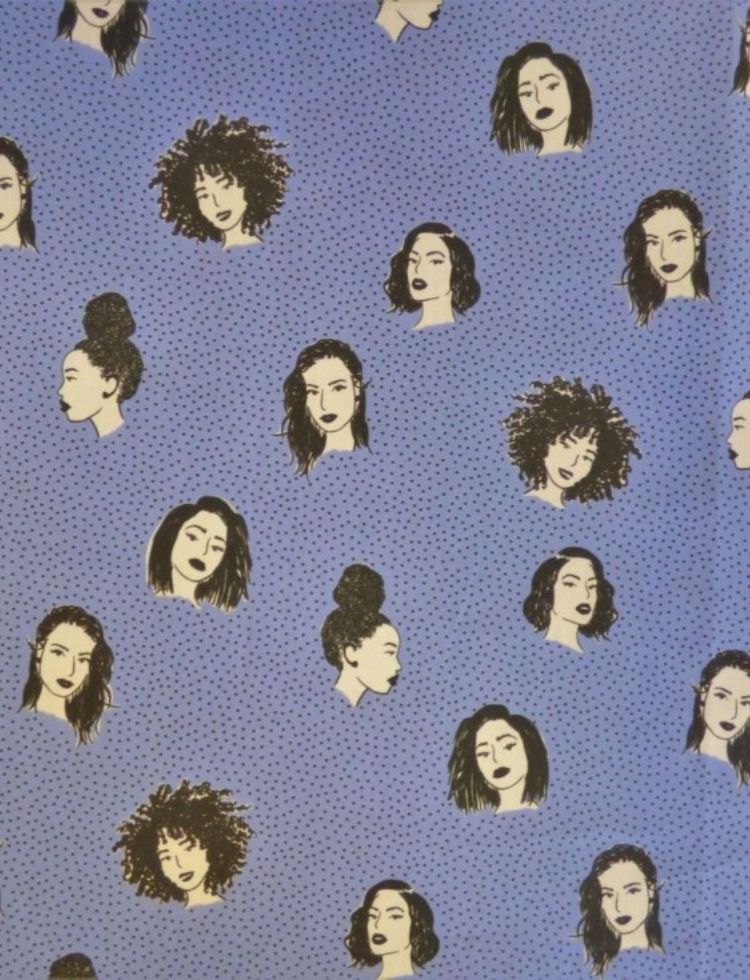 Lady McElroy Marlie Cotton Lawn Fabric Cornflower