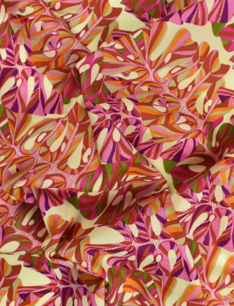 Storrs London Egyptian Cotton Lawn Fabric Pink