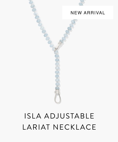Isla Adjustable Lariat Necklace.