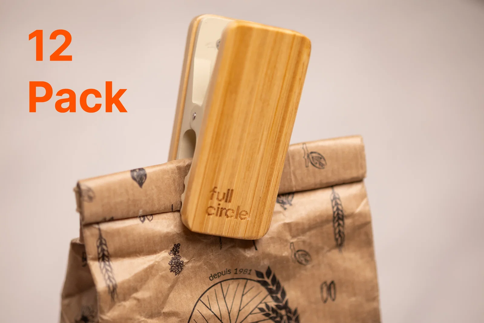 Image of Bamboo Bag Clips (12-Pack)