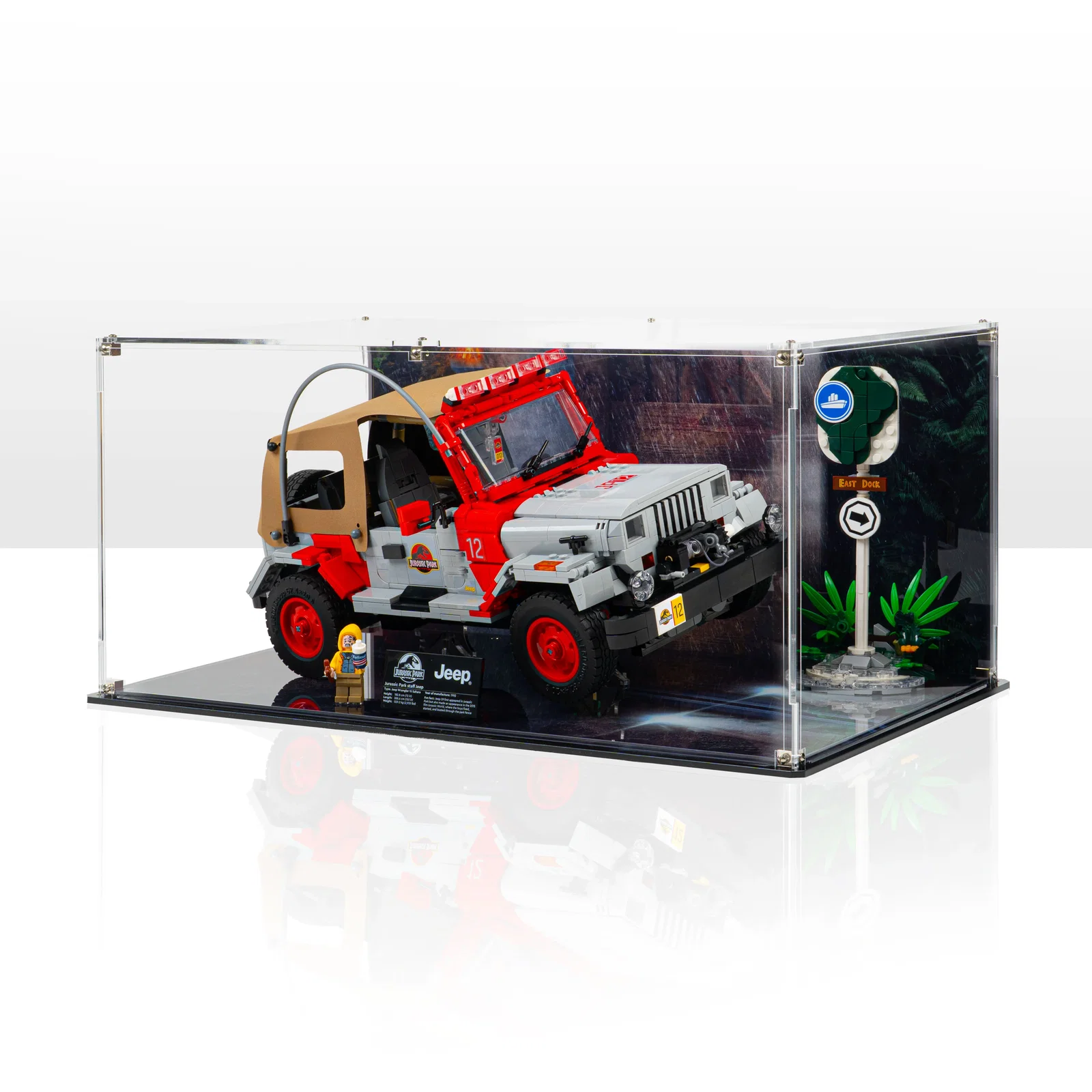 Image of Display Case for LEGO® Jurassic Park Jeep® Wrangler (77984)