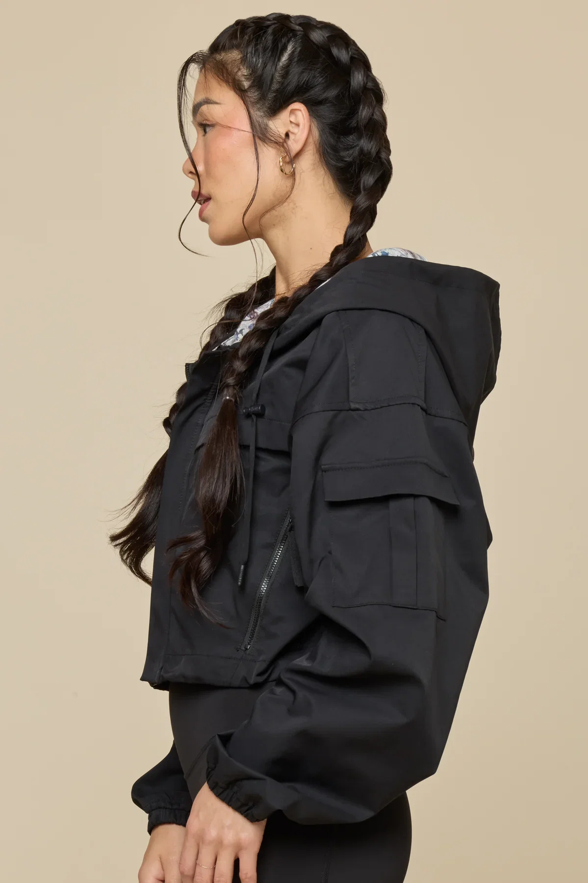 Image of Packable Windbreaker - Black
