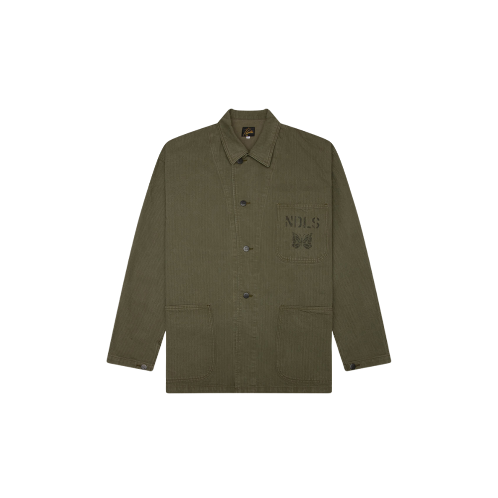 Cotton Herringbone N-3 Jacket - Olive