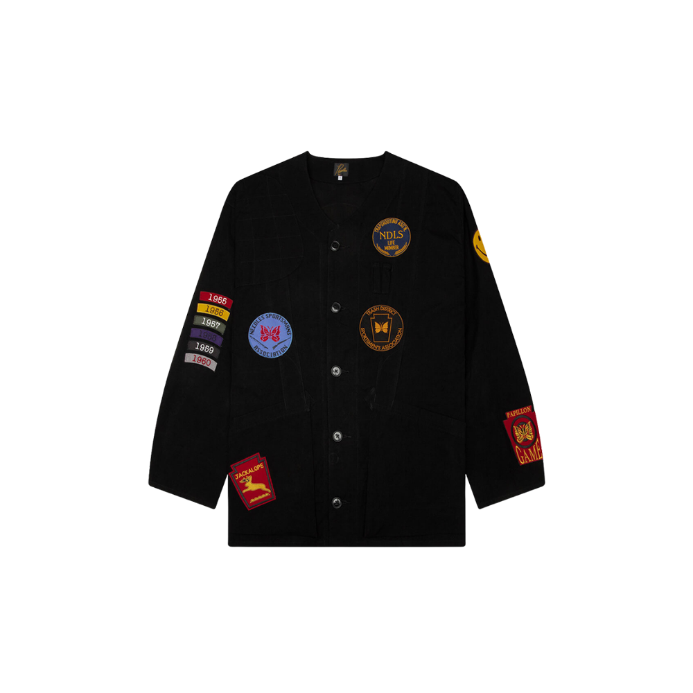 Waxed Cloth Shooting Jacket - Black