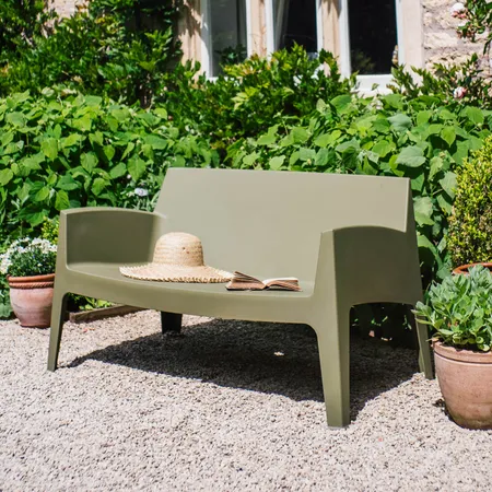 Hansen Green Outdoor Sofa