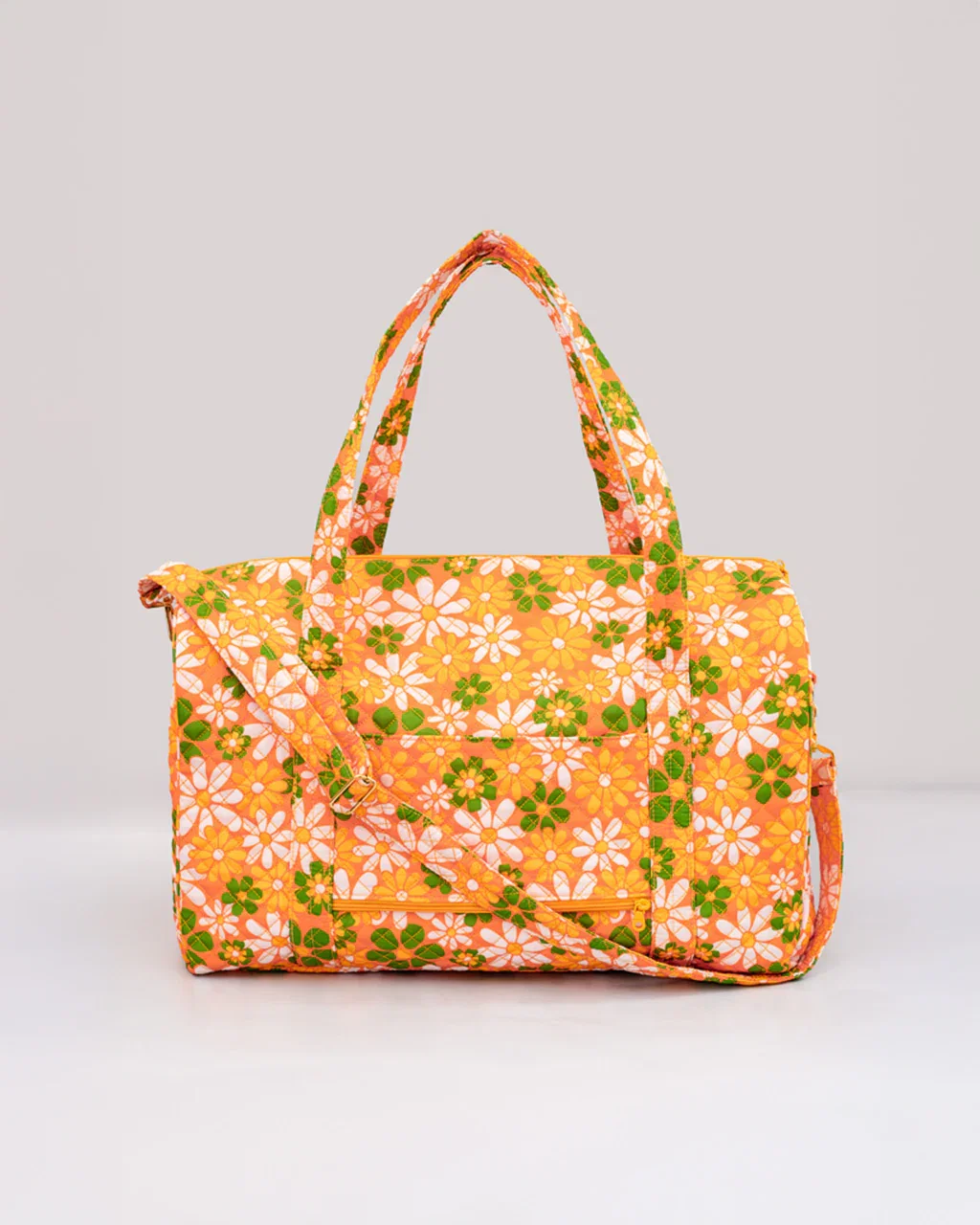 Image of Retro Floral Duffel Bag
