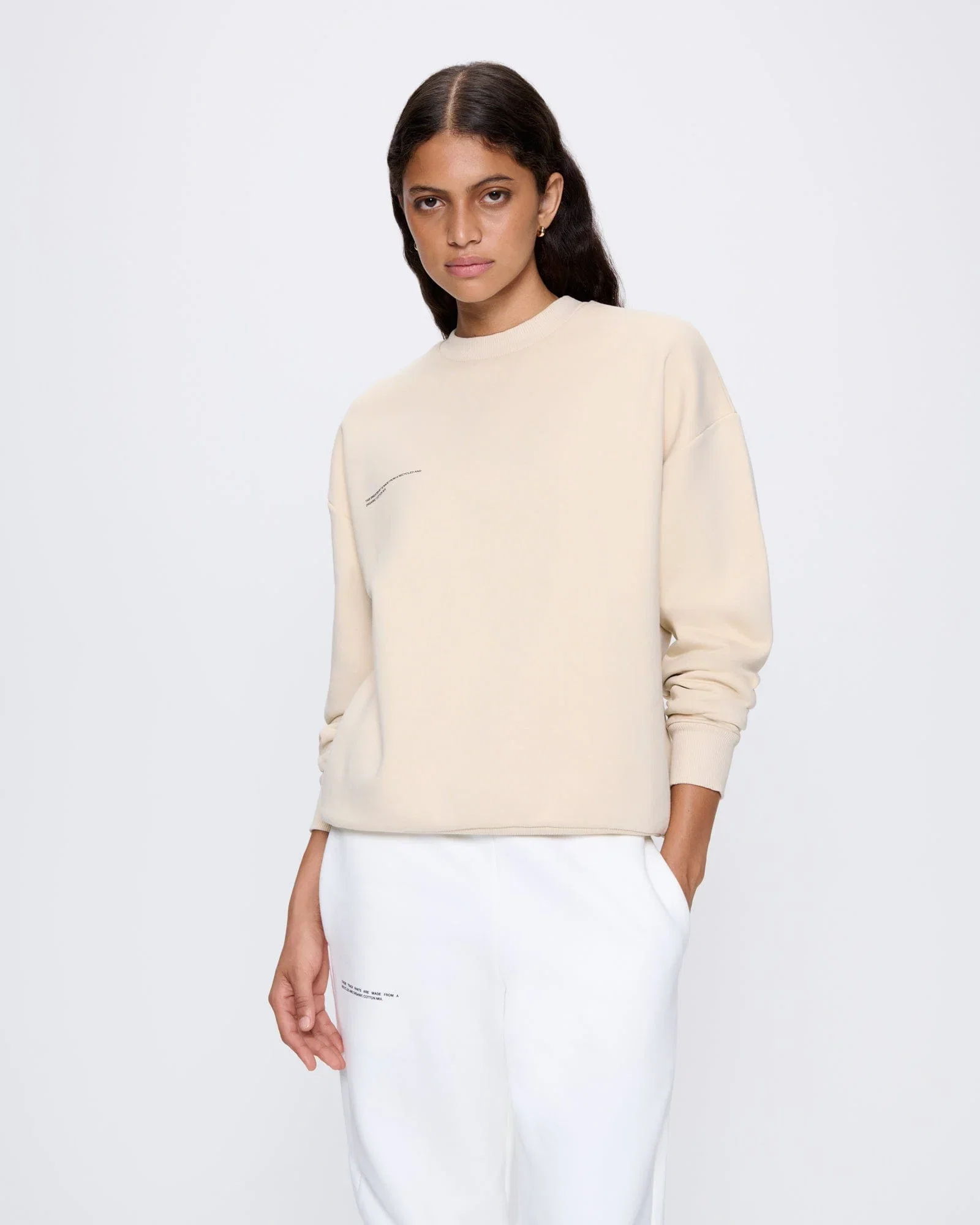 Image of Womens 365 Heavyweight Sweatshirt—sand