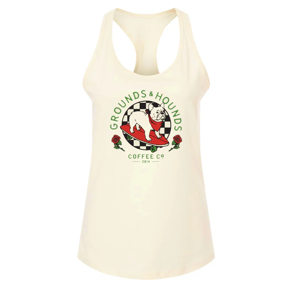 Image of Skater Pup Womens' Racerback Tank