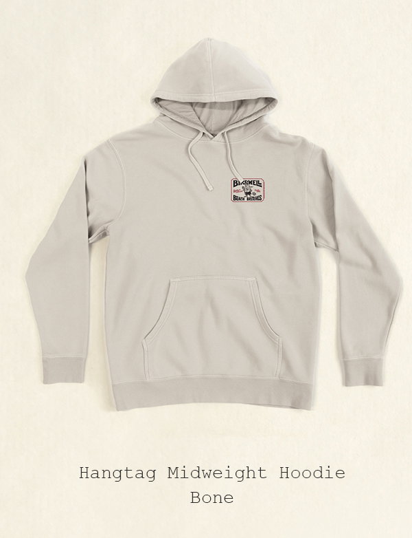 Hangtag Midweight Hoodie - Bone