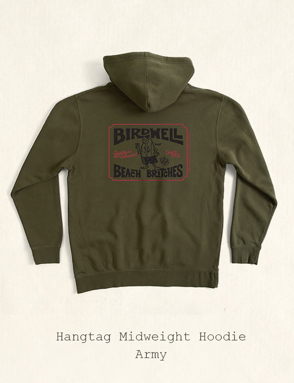 Hangtag Midweight Hoodie - Army