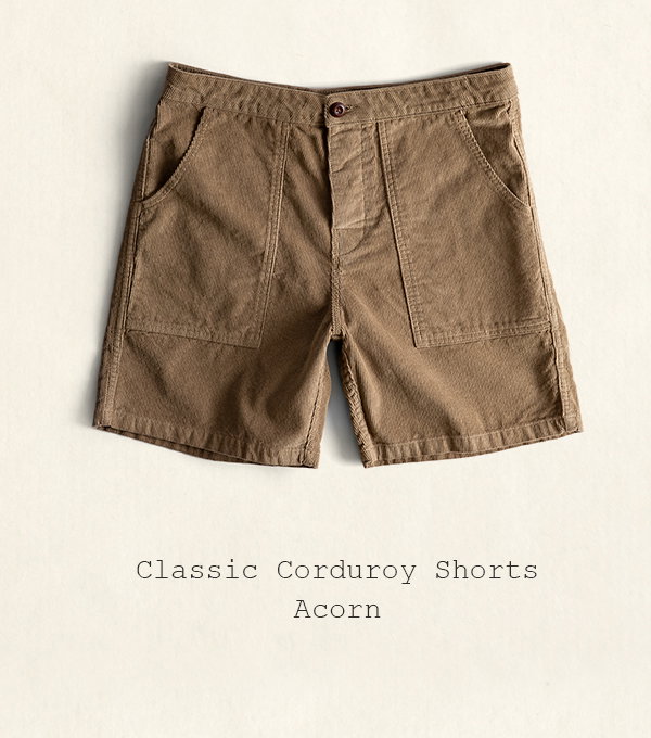 Classic Corduroy Shorts - Acorn