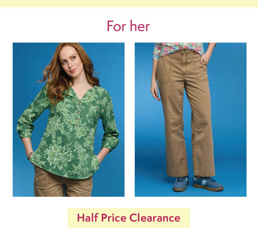 Half Price Clearance for Women