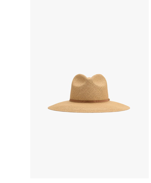Packable Wide Brim Ecuador Hat Dark Natural