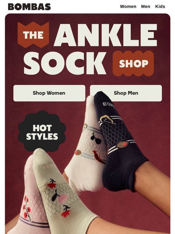 The Ankle Sock Shop is Open