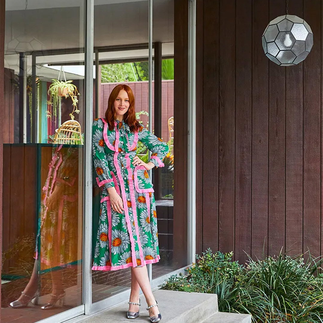 Trippy Prints and Jewel Tones Make This L.A. Home’s Retro ’70s Paneling Look Fresh as Ever